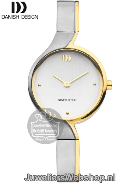 1227 danish design dames horloge iv65q1227 bicolor