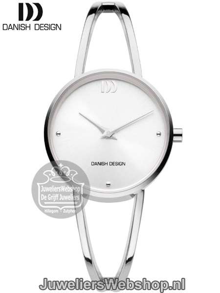 Danish Design zilverkleurig dames horloge iv62q1230