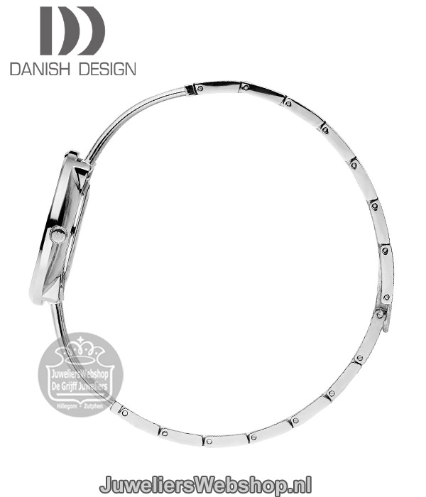Danish Design zilverkleurig dames horloge iv62q1252