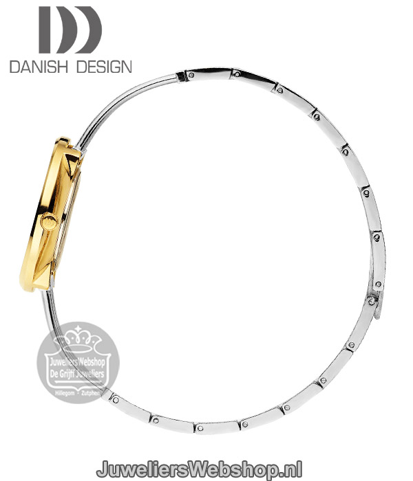 Danish Design bicolor dames horloge iv65q1252