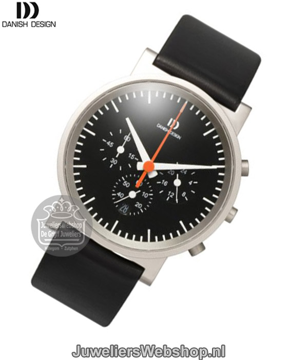 Danish Design 722 horloge IQ13Q722 Edelstaal heren Chrono