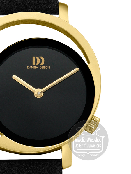 danish design IV15Q1271 dames horloge met zwarte band