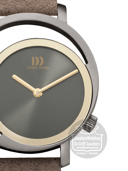 danish design IV16Q1271 dames horloge met zwarte band