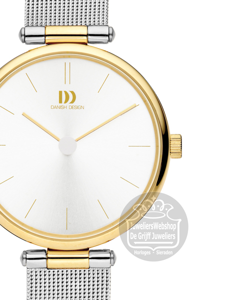 danish design 1269 dames horloge zilverkleurig