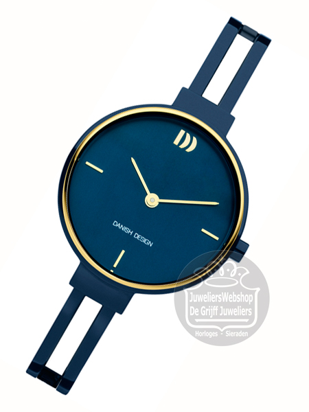 Danish Design horloge IV72Q1265 staal blauw