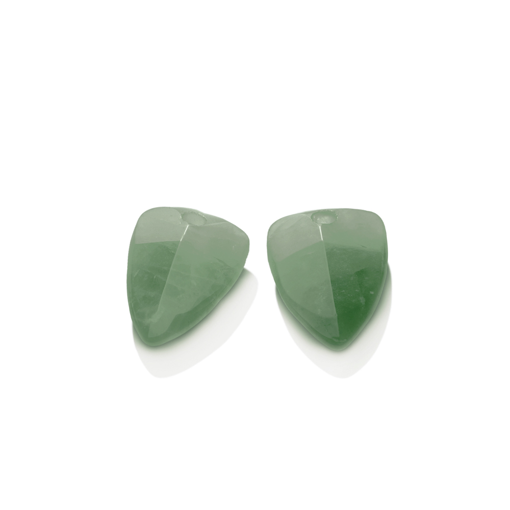 sparkling jewels earring editions Green Aventurine Edge Mini eardrops eagem29-em