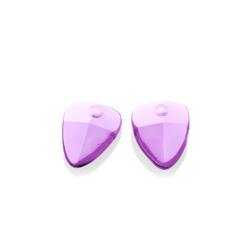 sparkling jewels earring editions Violet Quartz Edge Mini eardrops eagem41-em