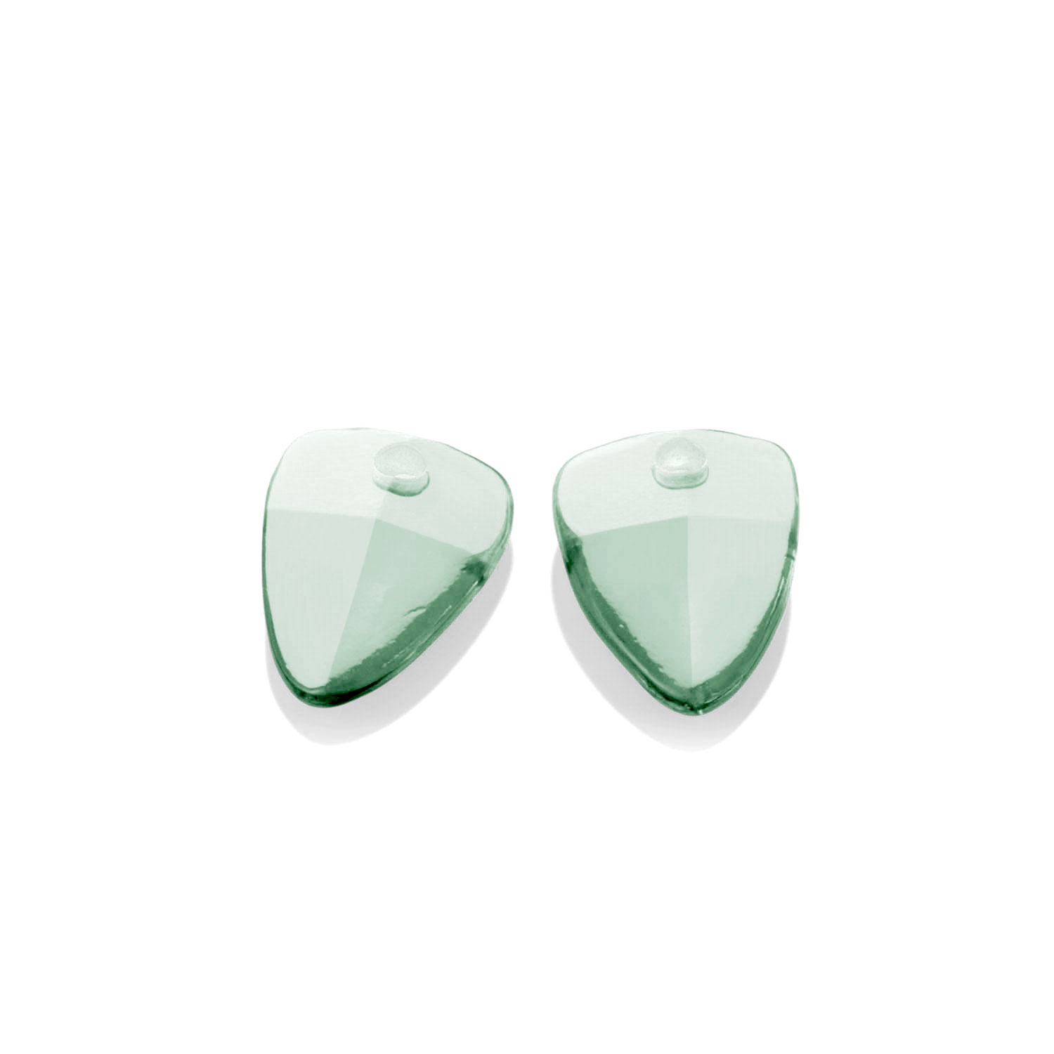 sparkling jewels earring editions Green Amethyst Edge Mini eardrops eagem44-em
