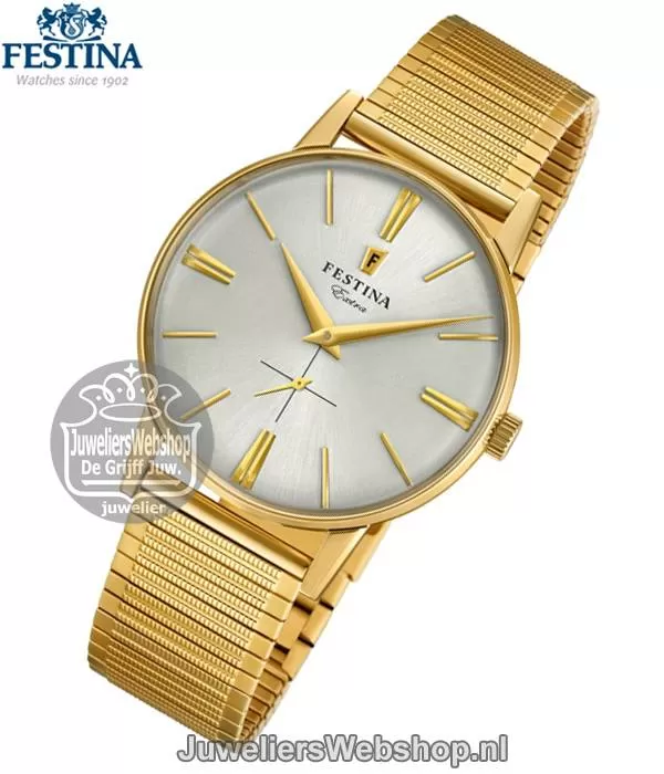 Festina Extra horloge F20251-1 Herenhorloge Festina Retro Watch