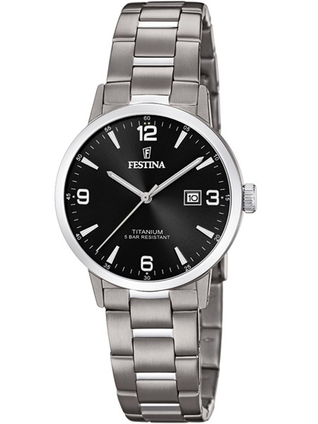 festina titanium dames horloge f20436-3