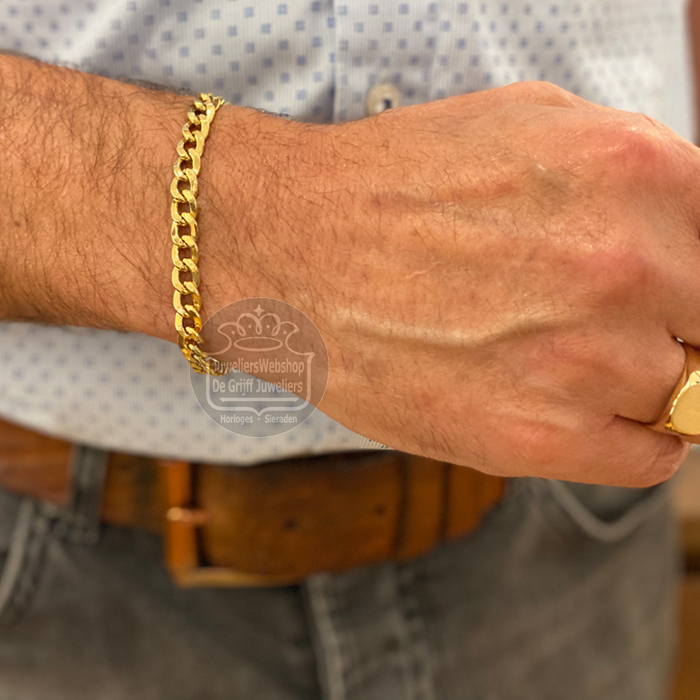 Fjory Gouden Gourmet Armband 40-G0721