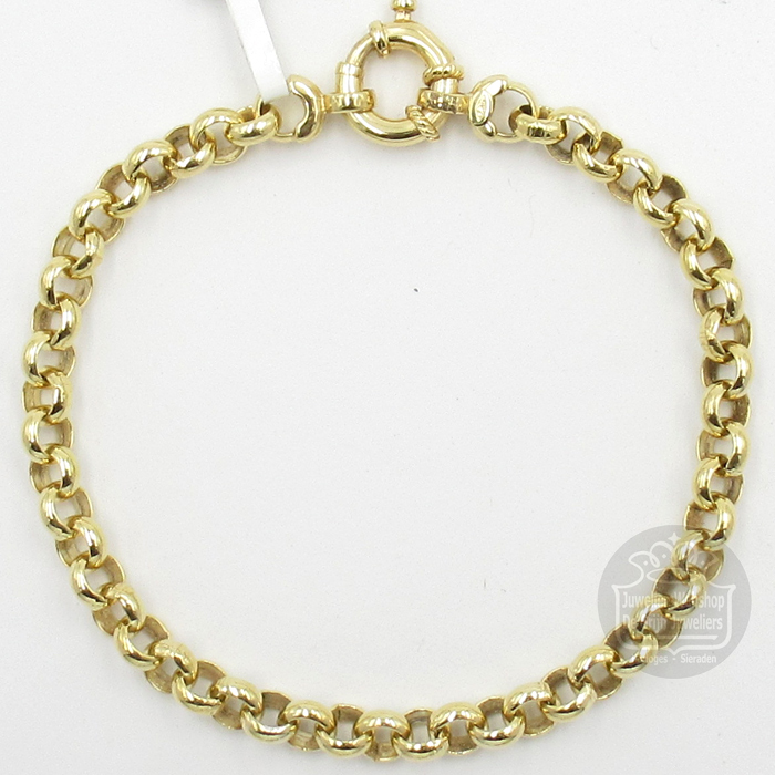 Fjory Gouden Jasseron Armband 40-J05619