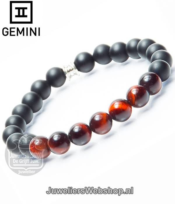 Gemini armband combo black-bordeaux medium 