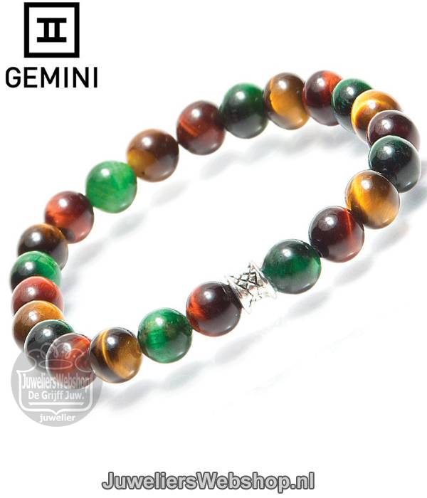 Gemini armband Chic 3 Colors 8mm