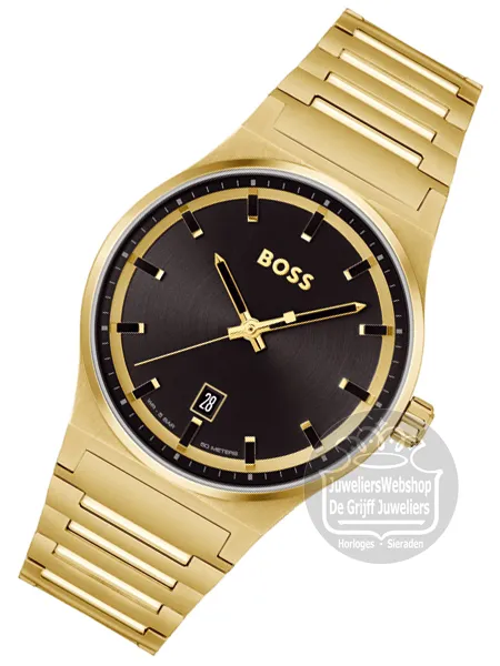 Hugo boss horloge discount goud