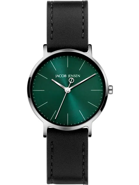 Jacob Jensen 174 Dames horloge Timeless Nordic Groen