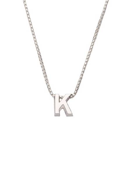 initials letter K collier Joy de la Luz Si-K