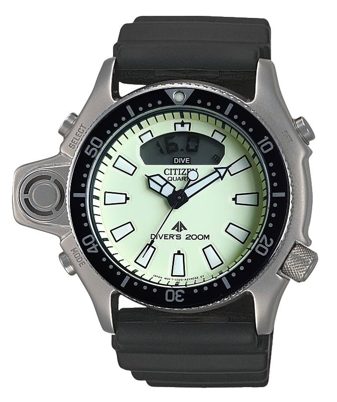 citizen quartz horloge JP2007-17W duiker