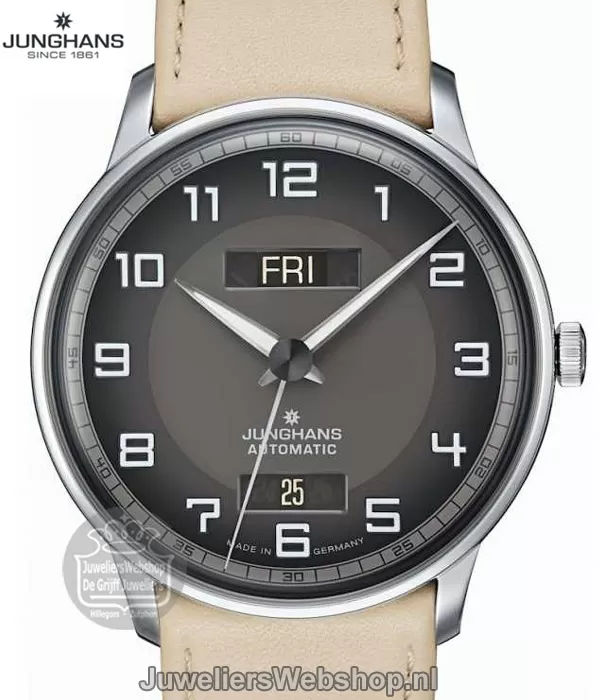 Junghans Meister Driver Day Date Horloge 027 4721.00 Heren Automaat