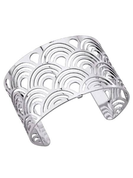 les georgettes armband Poisson silver 40mm