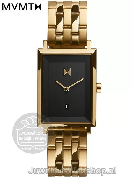 MVMT Signature Square Mason Horloge Dames MVMT D-MF03-GGR Goudkleurig