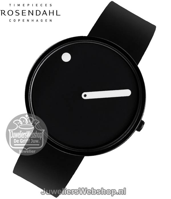 Rosendahl horloge Picto Watch PT43361 Analoog 40 mm Zwart