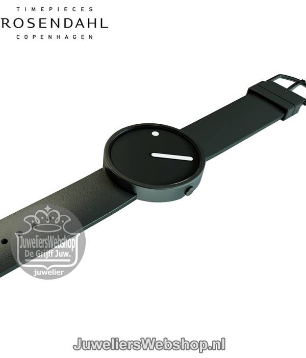 Rosendahl horloge Picto Watch PT43361 Analoog 40 mm Zwart