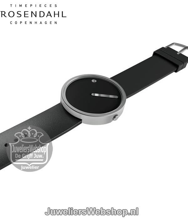 Rosendahl horloge Picto Watch PT43370 Analoog 40 mm Zwart