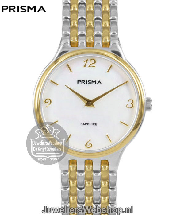 P.1276 Prisma Dames Horloge Titanium bicolor