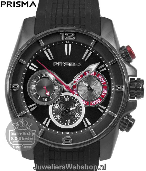 P.1596 Prisma Heren Horloge Multifunctie