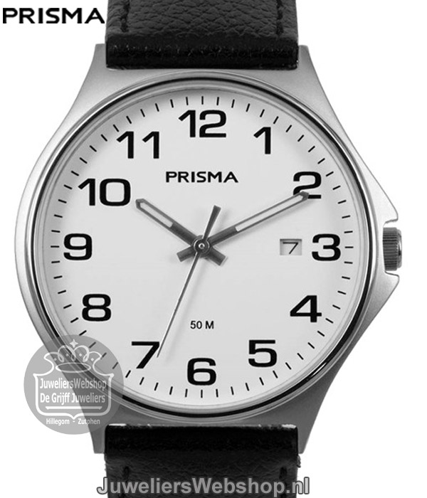 P.1685 Prisma Heren Horloge Staal