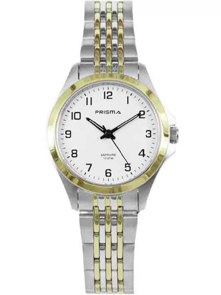 Prisma Horloge P1552 Dames edelstaal Bicolor bij JuweliersWebshop