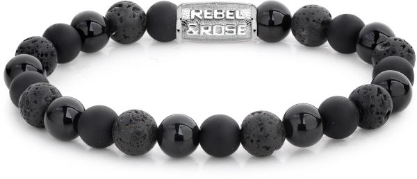 Rebel & Rose RR-80041-S-L Black Rocks 19cm