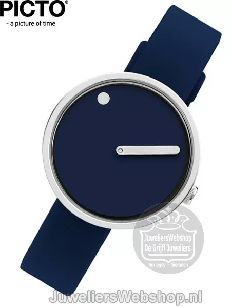 Rosendahl Horloge Picto Watch PT43392-0512S Analoog 30 mm Donkerblauw