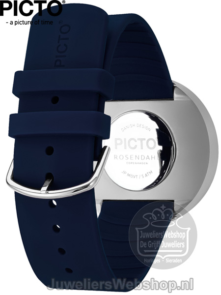Picto Horloge PT43393-0520S Blauw Small 40mm