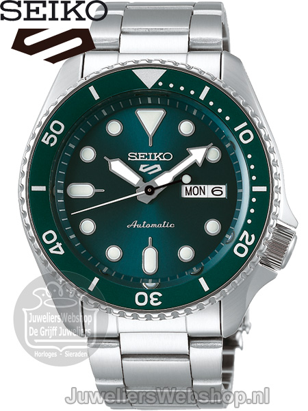 Seiko 5 Sports Automatic horloge SRPD61K1 Groen