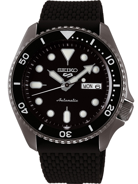 Seiko 5 Sports Automatic horloge SRPD65K2 Zwart