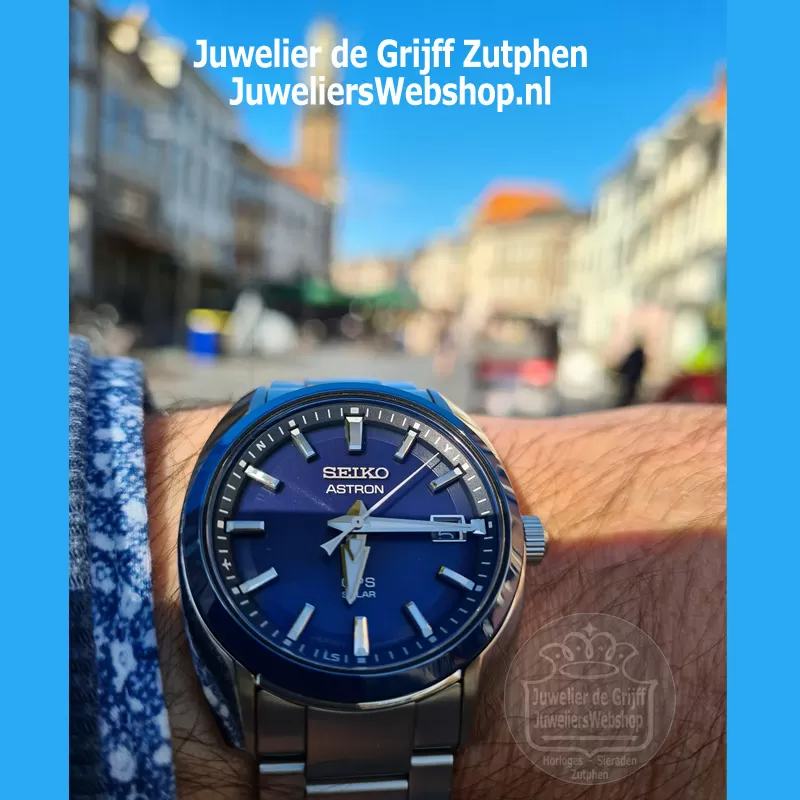 Seiko Astron Horloge SSJ003J1 GPS Solar World-Time Heren Horloge