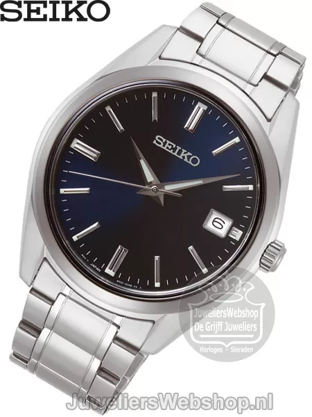 Seiko SUR309P1 Herenhorloge Staal met Saffierglas