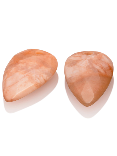 sparkling jewels earring editions peach rhodonite Blossom eardrops eagem32-bs