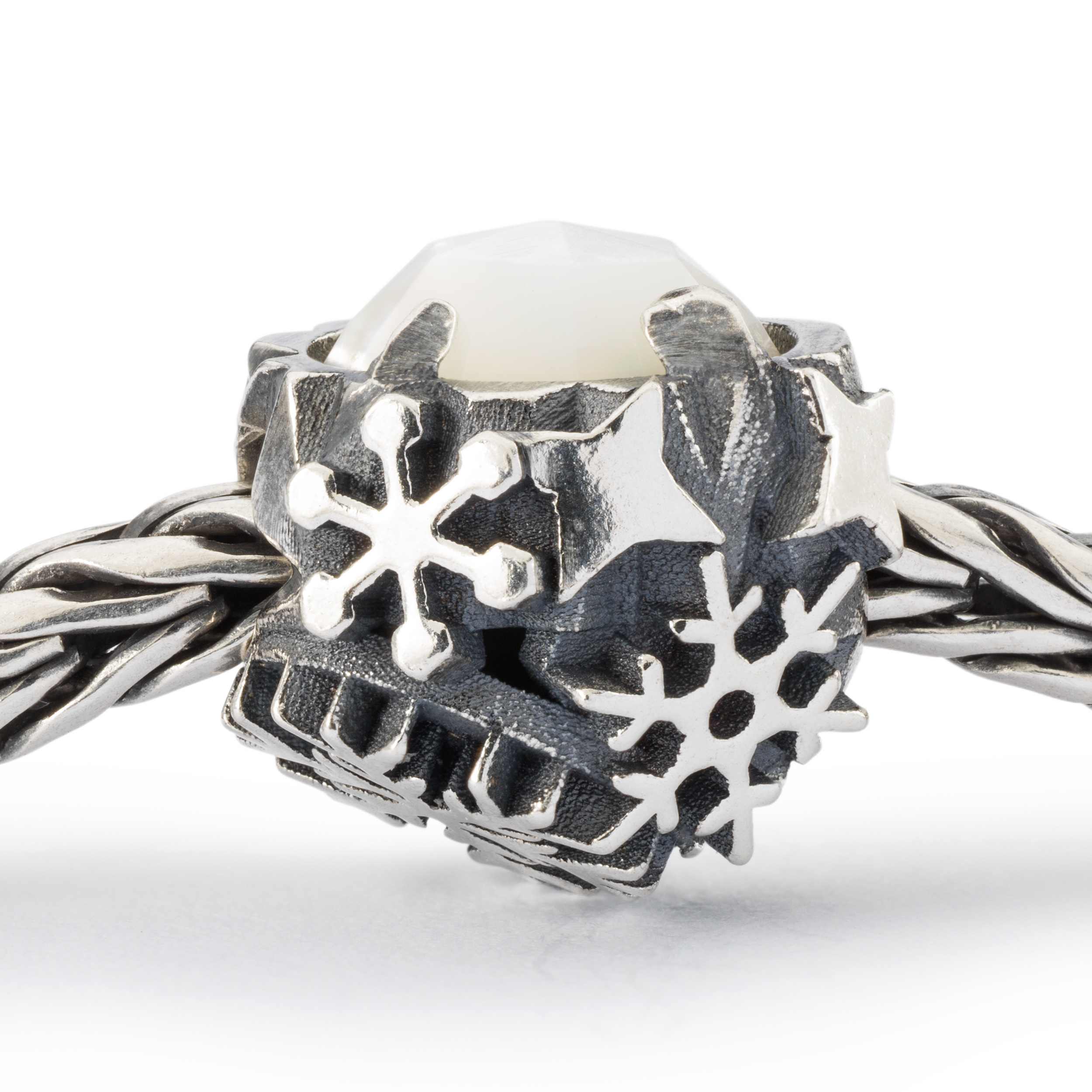 trollbeads kraal Sneeuwbal TAGBE-00293 zilver