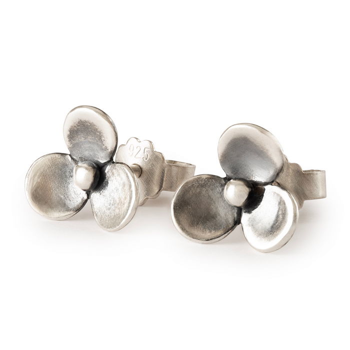 Trollbeads oorknoppen Bloemblaadjes Poëzie TAGEA-00133