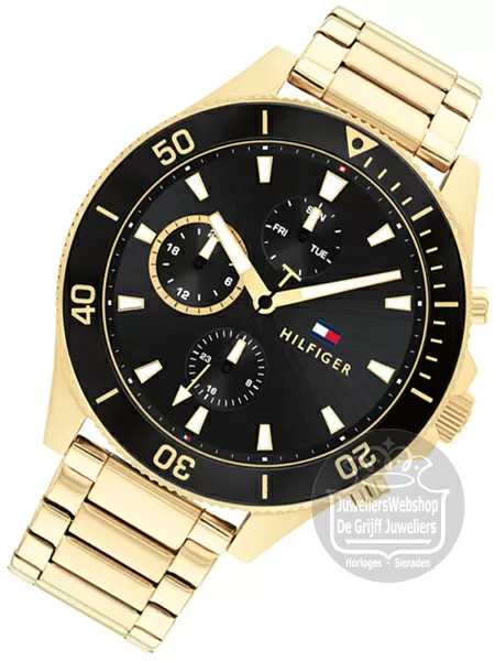 Tommy hilfiger horloge heren goud hot sale