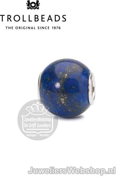 Trollbeads ronde lapis lazuli kraal TSTBE-00019