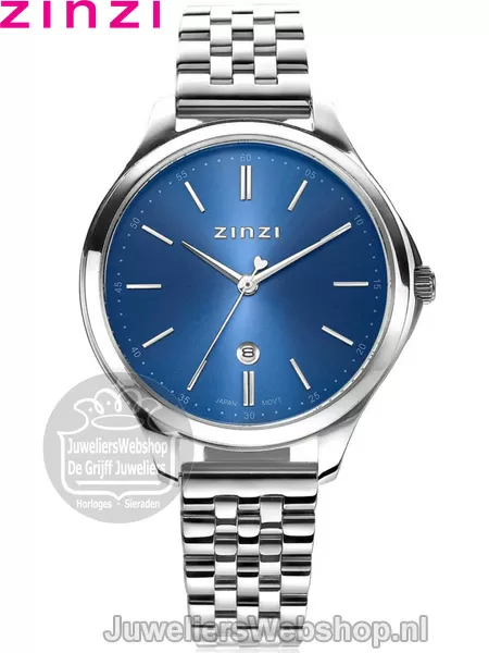 Dames horloge blauwe online wijzerplaat