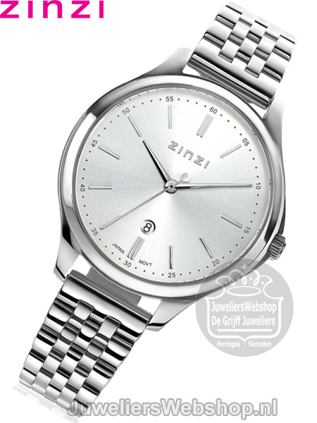 Zinzi Classy Horloge Zilver ZIW1002