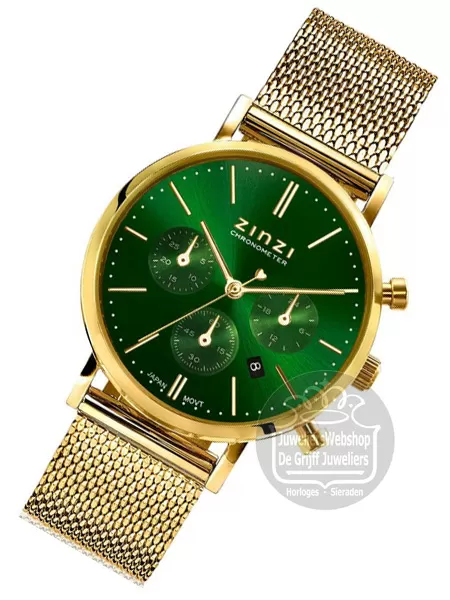 Zinzi Chrono horloge ZIW1535 Goud. Zinzi dames horloges Chrono