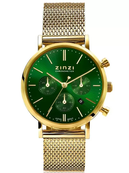 Zinzi Chrono horloge ZIW1535 Goud. Zinzi dames horloges Chrono