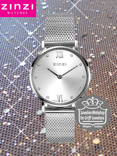 zinzi lady crystal ziw628m horloge