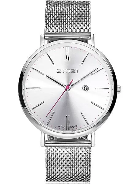 Afkeer zeemijl verlichten Zinzi Retro horloge ZIW402M Zilver. Zinzi dames horloges Retro